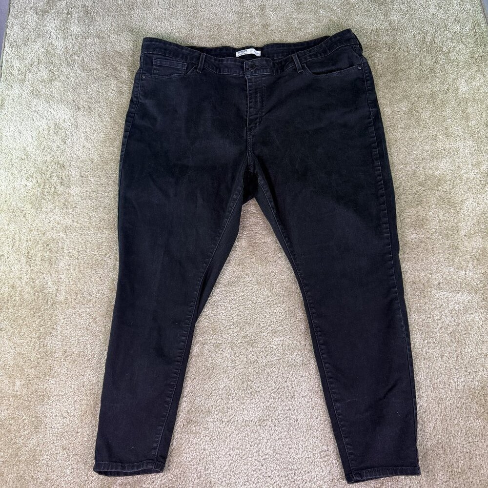 Levi's Signature Jeans Womens Size 24 44x26 Short Mid Rise Skinny Stretch E700